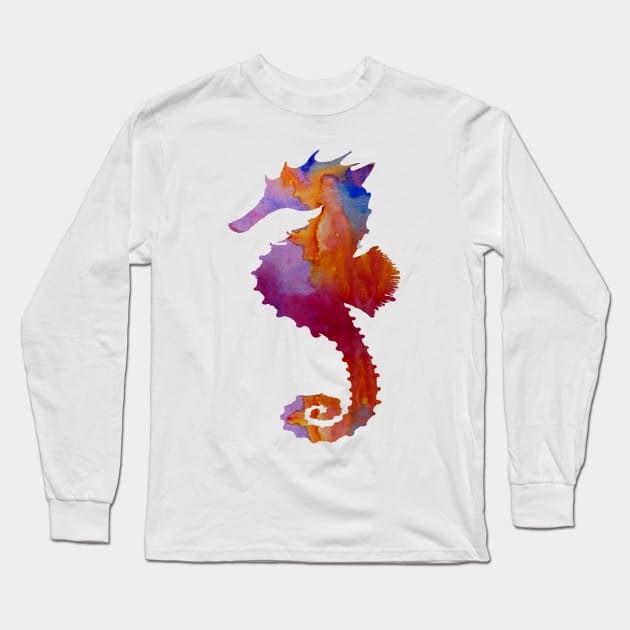 Seahorse Long Sleeve T-Shirt by BittenByErmines